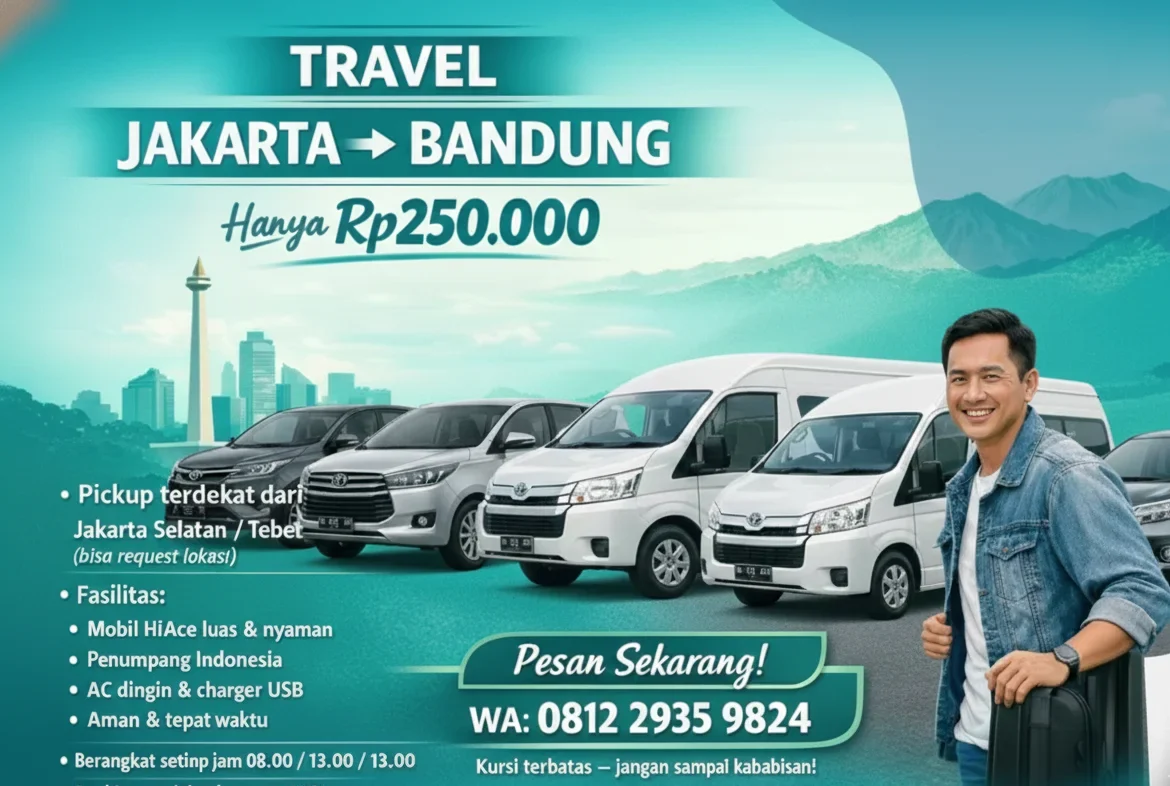kenyamanan travel jakarta cililin antar jemput alamat
