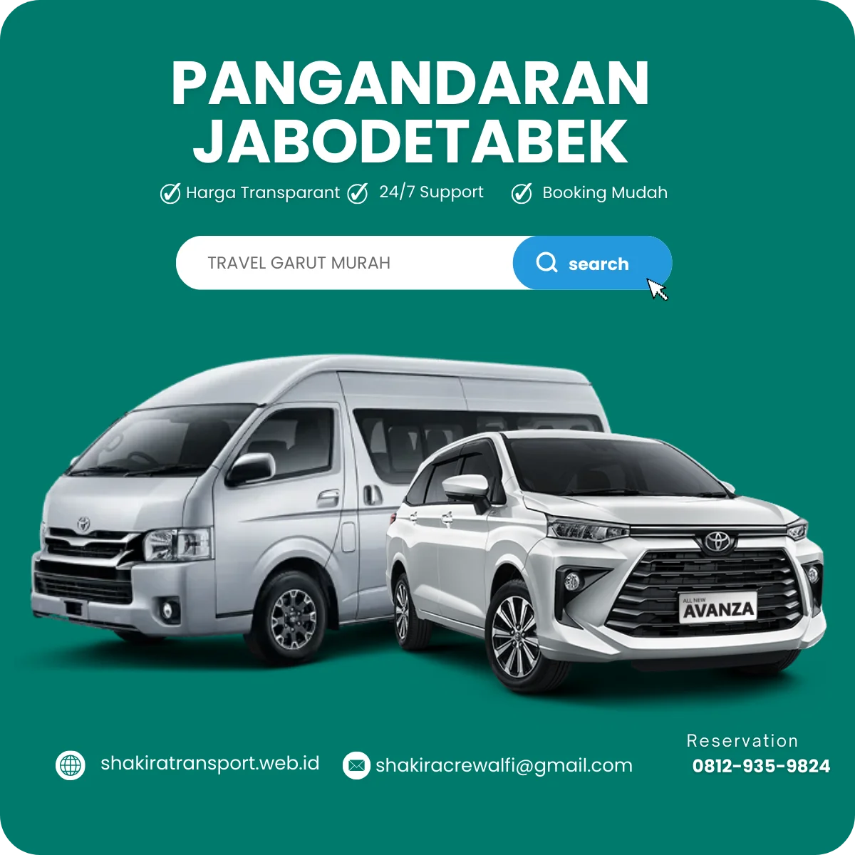 Travel Door to Door Pangandaran Jabodetabek