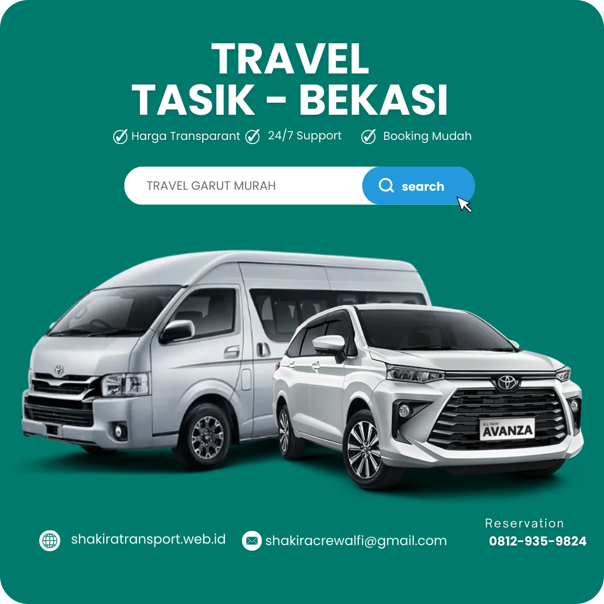Travel Tasik Bekasi Antar Jemput Rumah