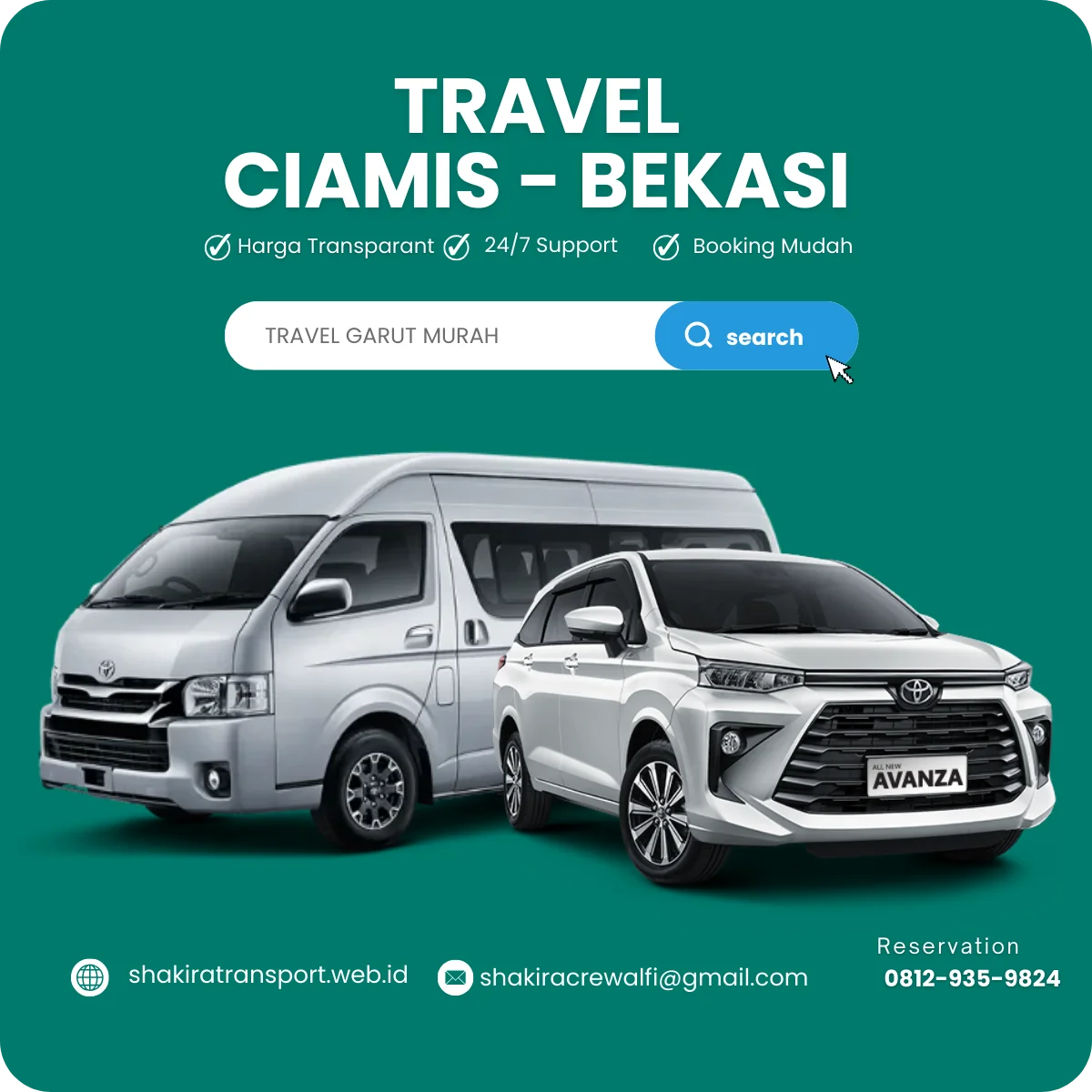 Travel Ciamis Bekasi Harga Tiket Murah