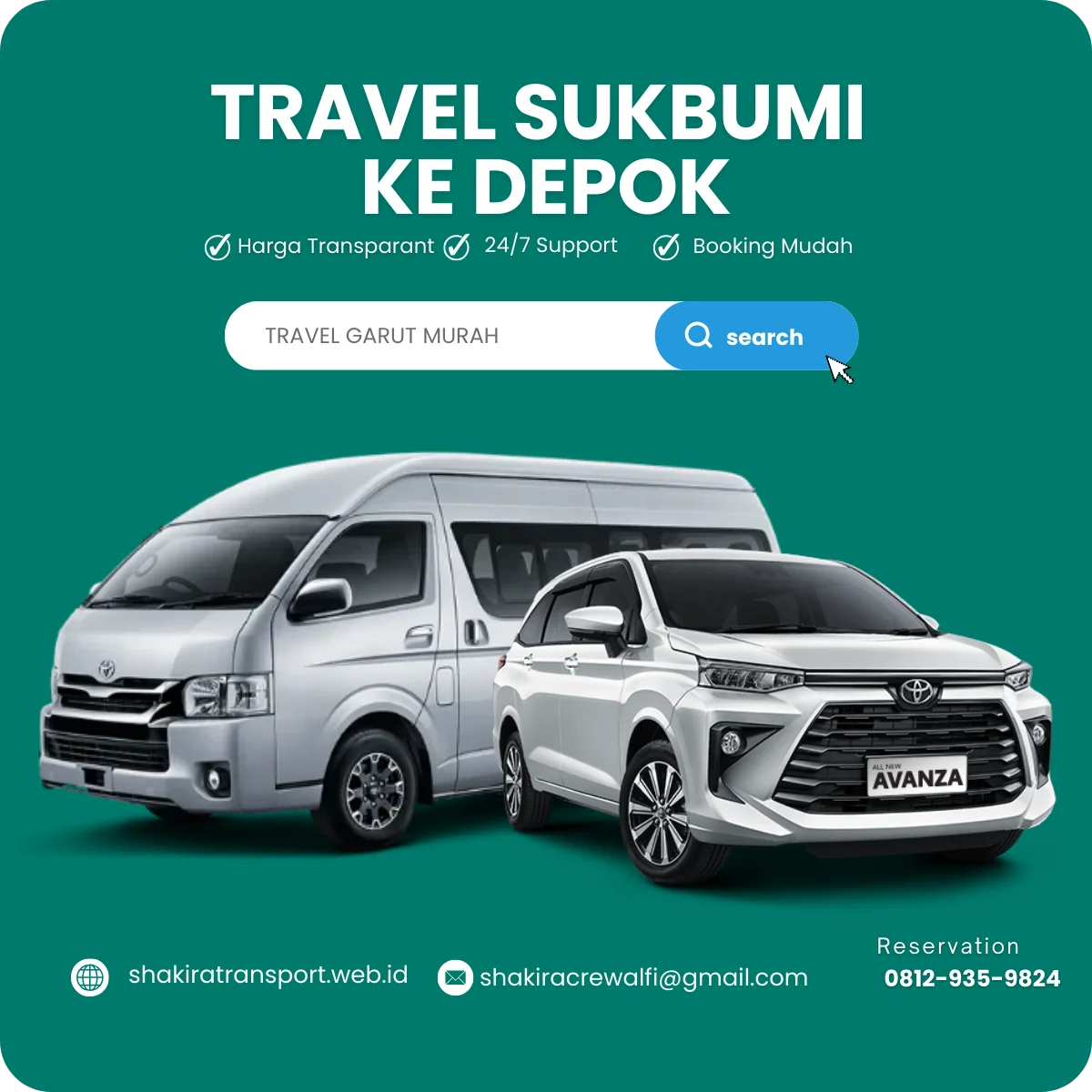 Travel Sukabumi Depok Door to Door