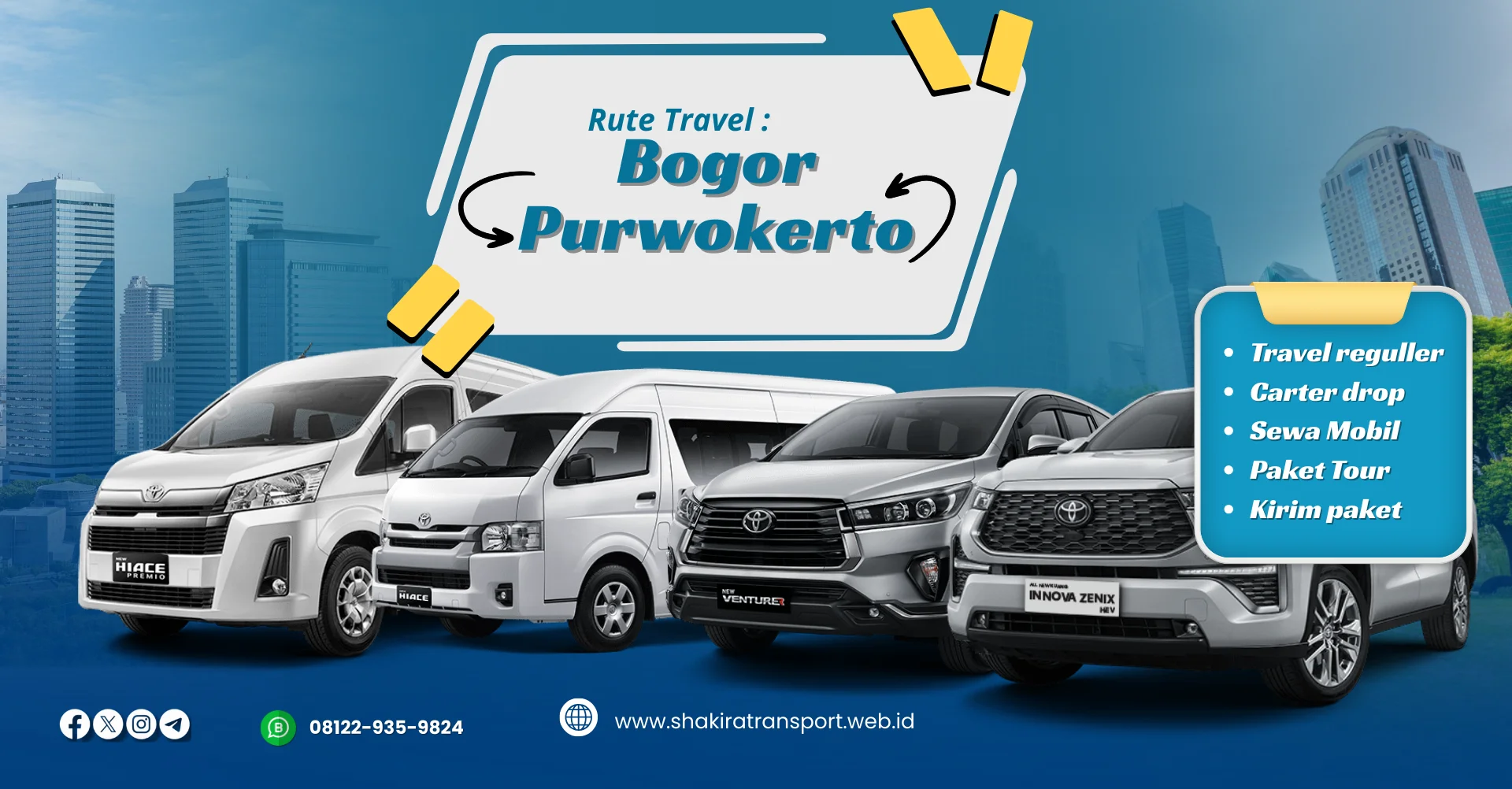 Travel Bogor Purwokerto Executive