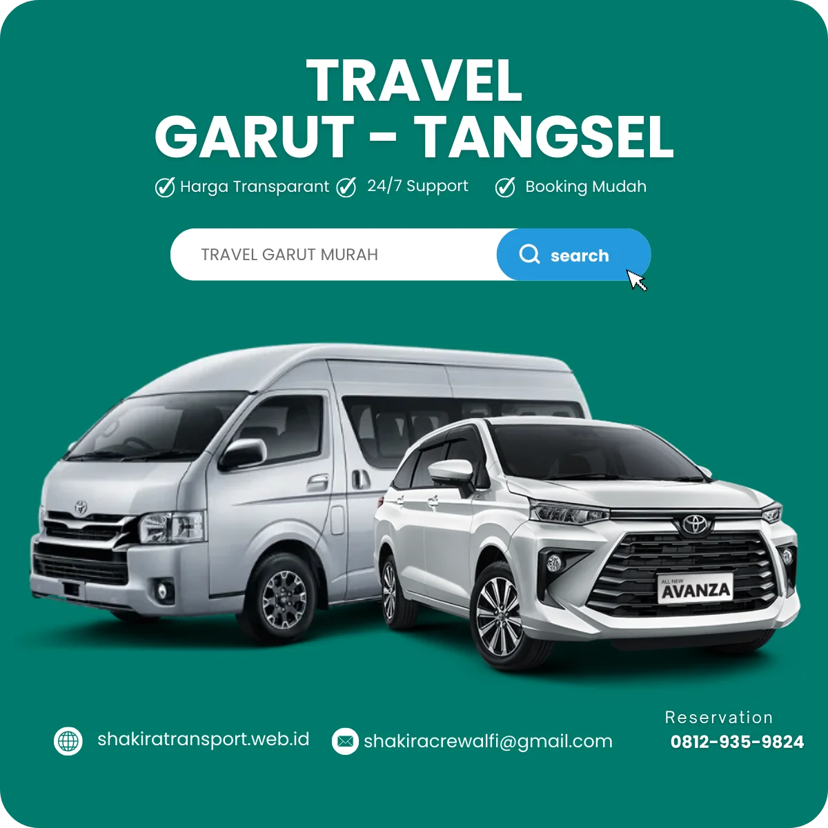 Travel Garut Tangerang Selatan Murah