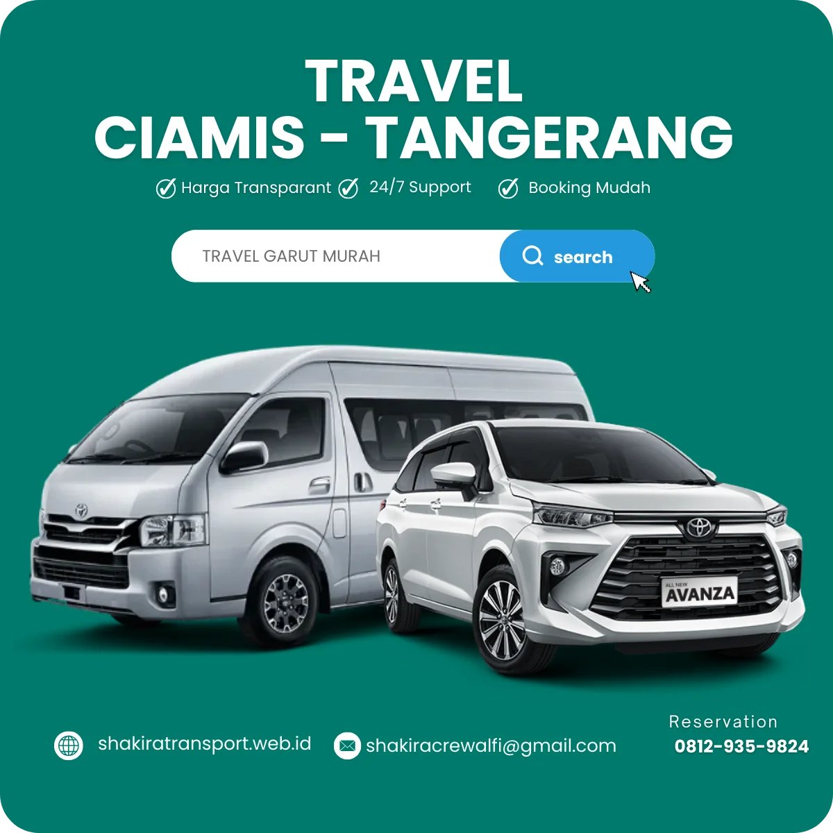 Travel Ciamis Tangerang Reservasi 24 Jam
