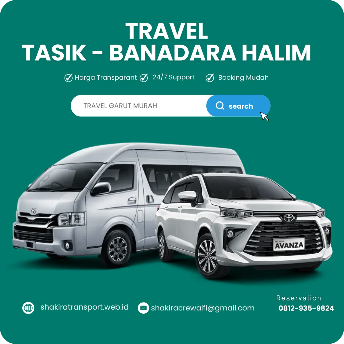 Travel Tasik ke Bandara Halim Perdanakusuma