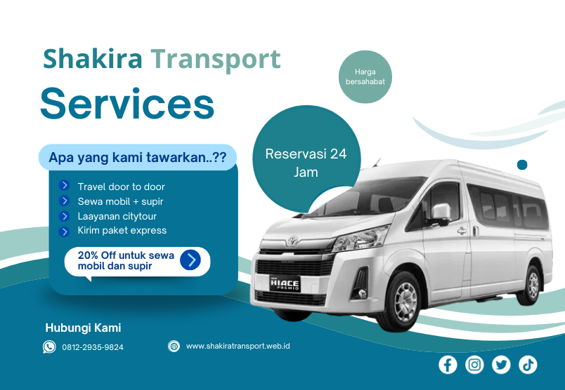 Layanan Travel door to door shakira transport