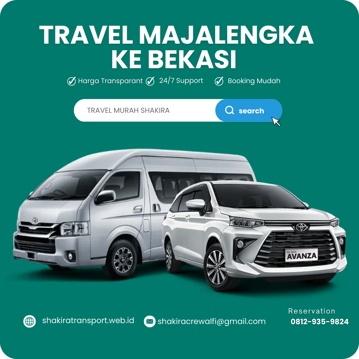 Travel Majalengka Bekasi via Tol cipali dan MBZ