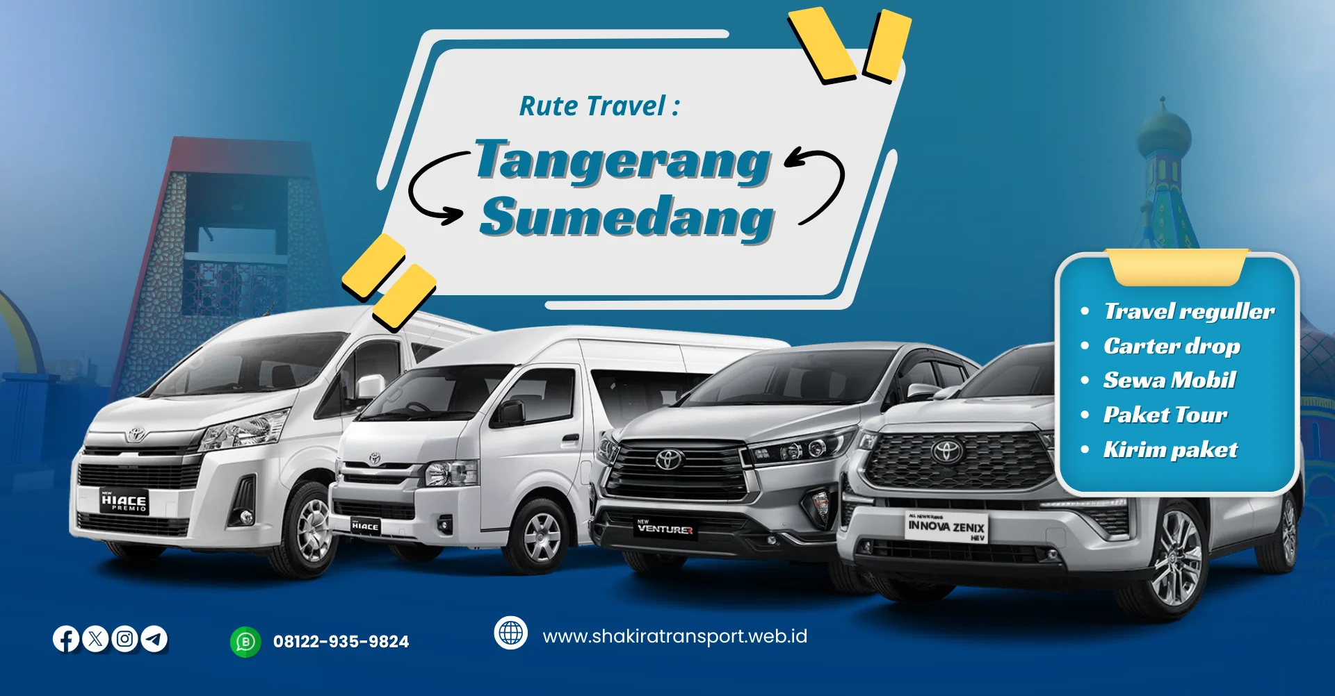 layanan travel tangerang sumedang door to door profesional