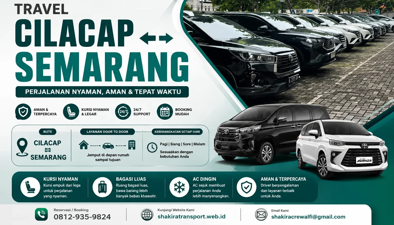 Travel Cilacap Semarang Shakira Transport