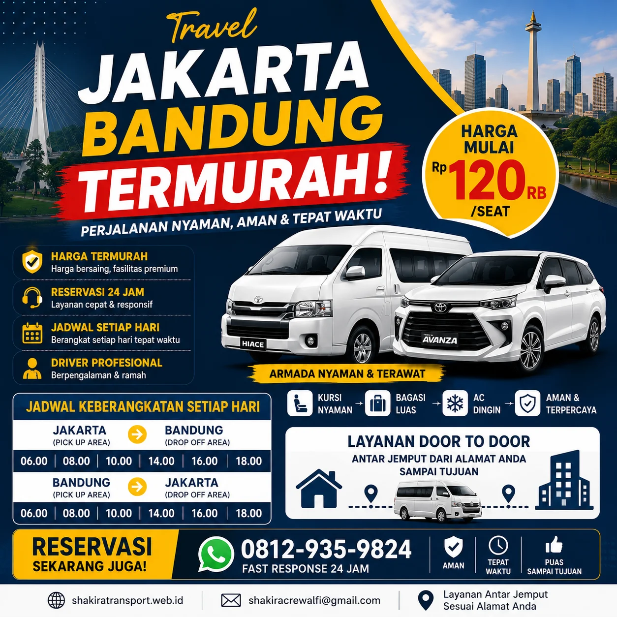 Travel Jakarta Bandung Termurah