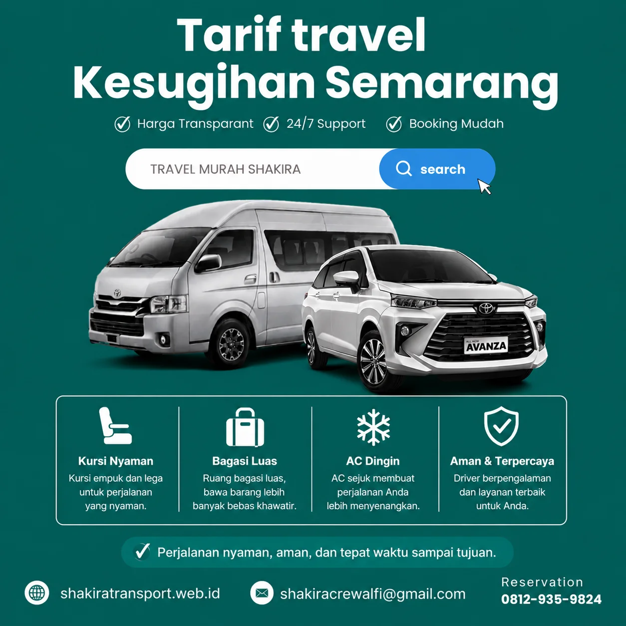 Travel Kesugihan Semarang Shakira Transport