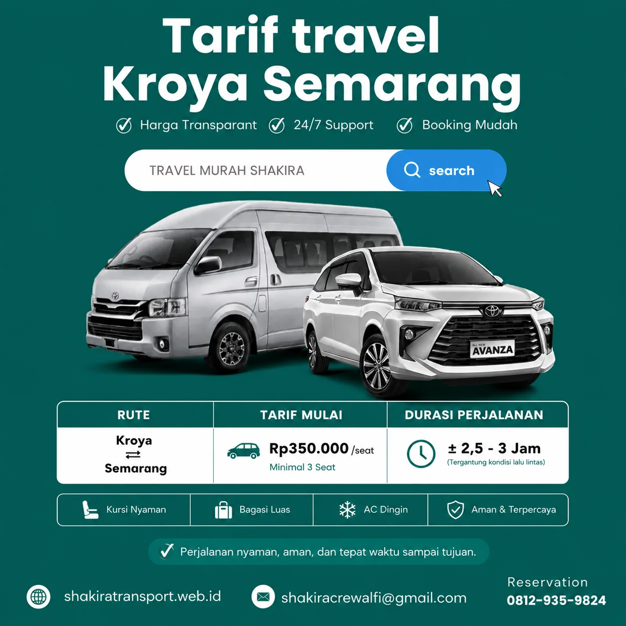 Travel Kroya Semarang Shakira Transport